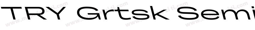 TRY Grtsk SemiBold Mega字体转换